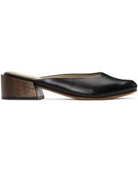 Mari Giudicelli Black Leblon Mules