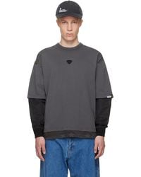 Aape By A Bathing Ape - Moonface Logo Long Sleeve T-Shirt - Lyst