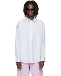 Acne Studios - Button-Up Logo Shirt - Lyst