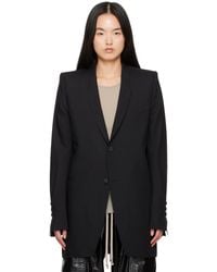 Rick Owens - Hollywood Dirt Tailored Ls Blazer - Lyst