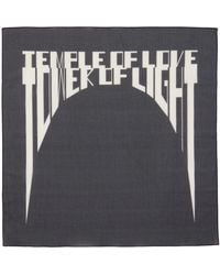 Rick Owens - Tower 'Tower Of Love' Bandana Scarf - Lyst