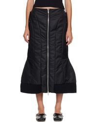 Simone Rocha - Padded Sculpt Bomber Midi Skirt - Lyst