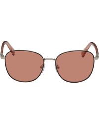 BY FAR - Silver Gibson Sunglasses - Lyst