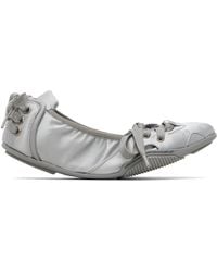 Acne Studios - Lace-Up Satin Sneakers - Lyst