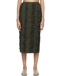 Cecilie Bahnsen - Ocean Midi Skirt - Lyst