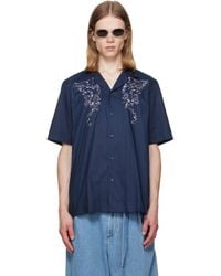 Dries Van Noten - Cotton Appliqué Shirt - Lyst