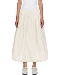 YMC - Off- Parachute Midi Skirt - Lyst