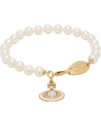 Vivienne Westwood - Simonetta Pearl Bracelet - Lyst