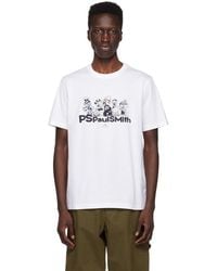 PS by Paul Smith - ホワイト プリントtシャツ - Lyst