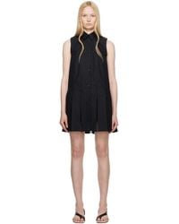Moncler - Cotton & Silk Shirt Minidress - Lyst