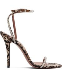 AMINA MUADDI - Diamante 105 Heeled Sandals - Lyst