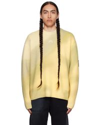 A_COLD_WALL* - * Yellow Gradient Sweater - Lyst