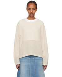 Our Legacy - Beige Double Lock Sweater - Lyst