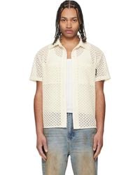 ANDERSSON BELL - Off- Tres Sheer Knitted Shirt - Lyst