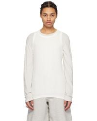 Jil Sander - Off-white Tank Top & Long Sleeve T-shirts Set - Lyst