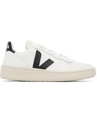 Veja - V-10 Leather Sneakers - Lyst