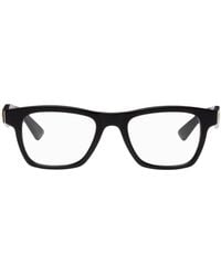 Bottega Veneta - Black Square Glasses - Lyst