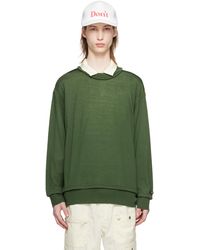 Undercover - Pull vert à coutures visibles - Lyst