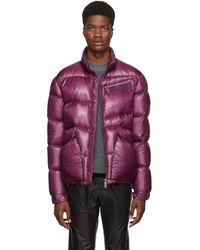 Moncler Genius 2 Moncler 1952 Burgundy Down Costes Jacket - Purple