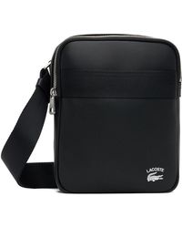 Buy Lacoste Men Black The Blend Small Monogram Canvas Crossbody Bag Online  - 794600