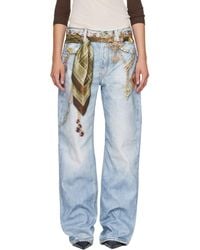 Acne Studios - Trompe-L'Oeil Jewellery Jeans - Lyst
