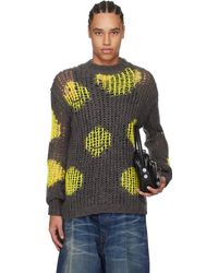 Acne Studios - Embroidered Mohair Sweater - Lyst