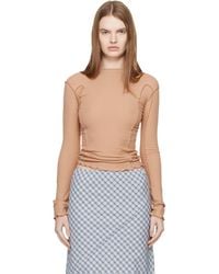 Baserange - Tan Omato Long Sleeve T-Shirt - Lyst