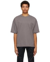 Nanamica - Grey H/s Pocket T-shirt - Lyst