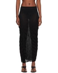TOTEME - Crinkled Knit Midi Skirt - Lyst