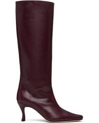 BY FAR - Burgundy Stevie 42 Knee-High Boots - Lyst