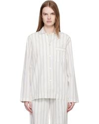 Tekla - Off- & Poplin Long-Sleeved Pyjama Shirt - Lyst