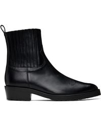 Toga Virilis - Ssense Exclusive Hard Leather Chelsea Boots - Lyst
