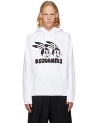 DSquared² - White Lunar New Year Hoodie - Lyst