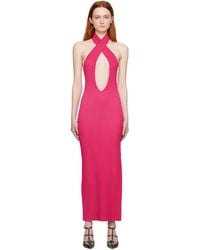 MISBHV - Pink Cutout Maxi Dress - Lyst