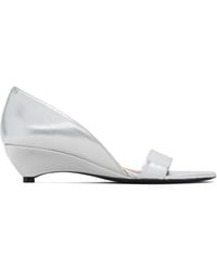 Jil Sander - Low-Heel Heeled Sandals - Lyst