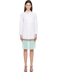 Coperni - Multi Layer Shirt Midi Dress - Lyst