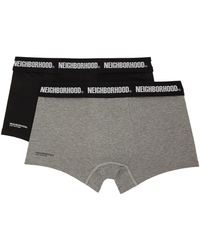Neighborhood Two-pack Grey Classic Boxer Briefs