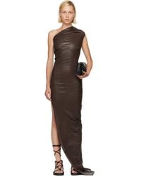 Rick Owens - Athena Leather Maxi Dress - Lyst