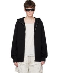 Rick Owens - Zip-Up Fleece Hoodie - Lyst