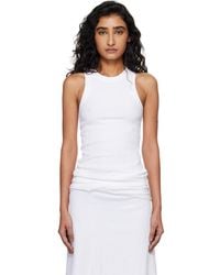 Victoria Beckham - Rib Tank Top - Lyst