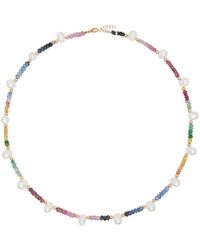 JIA JIA - Arizona Sapphire Pearl Necklace - Lyst
