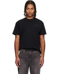 Givenchy - T-Shirt Noir À Écusson À Logo - Lyst