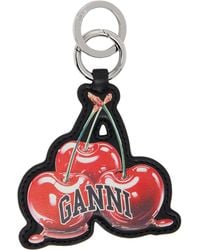 Ganni - Joy Cherry Keychain - Lyst
