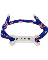 Marni - Blue Cord Bracelet - Lyst