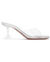 AMINA MUADDI - Lupita Glass Slipper 70 Heeled Sandals - Lyst