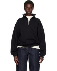Jacquemus - 'The Gros Grain' Zipped-Rollneck Sweatshirt - Lyst