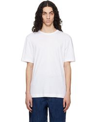 BOSS - Cotton-Linen Regular Fit T-Shirt - Lyst