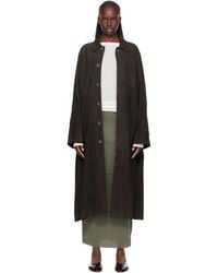 Lauren Manoogian - Suede Car Coat - Lyst