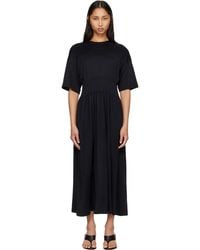 TOTEME - Cotton Silk Tee Midi Dress - Lyst