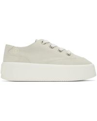 Grey platform sneakers Clearance